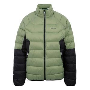 Regatta Mens Dalent Padded Jacket / Oil Green/Black